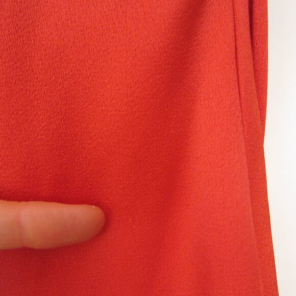 NWT Alice + Olivia Paulette Red Satin Dress One Shoulder Gown Poppy Size 12 - Picture 10 of 16